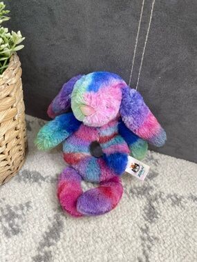 CUSTOM JELLYCAT Bunny Ring Rattle Multicolor Dyed